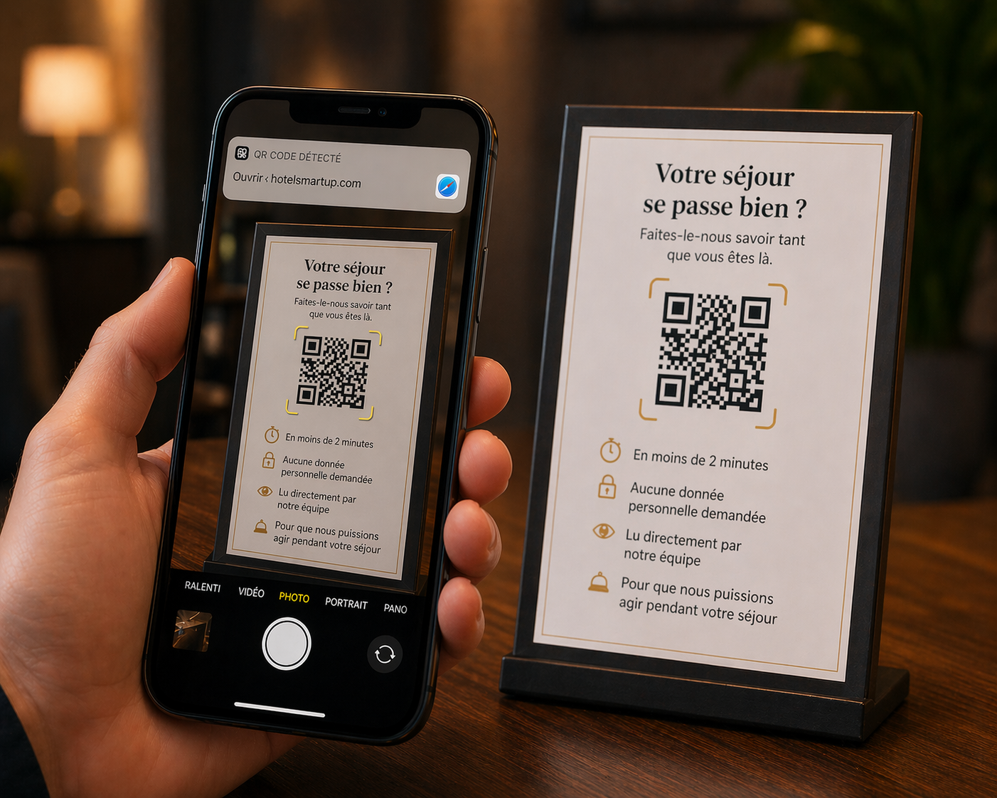 Illustration scan QR code